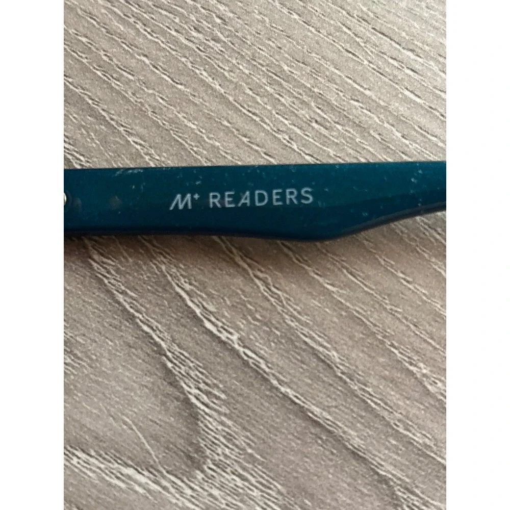 M+ Readers Colleen Tort Reading FRAMES Tortoiseshell‎ Teal Rectangular Grandma
